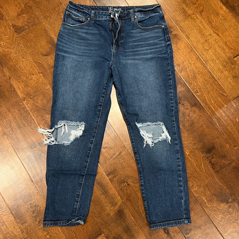 Mom Jean Distressed